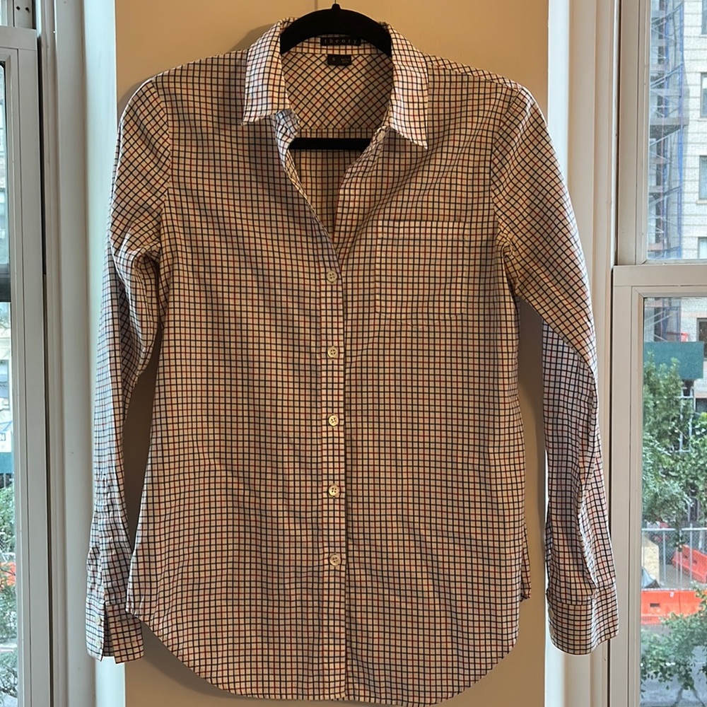 Theory (100% cotton) button down shirt